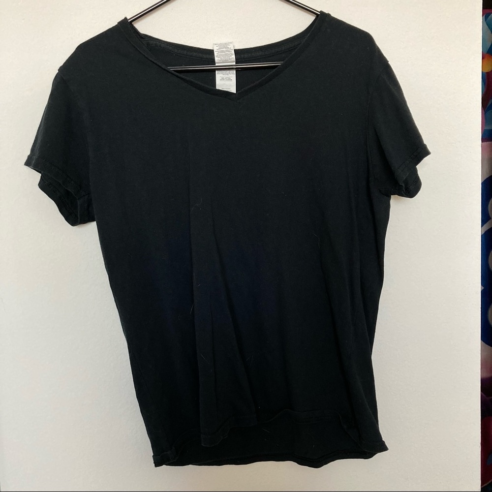 Plain Black Basic T-Shirt